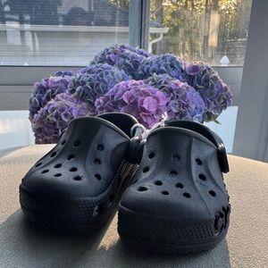 Kids Black Crocs